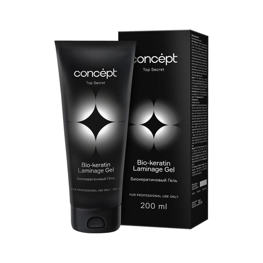 Concept Top Secret Биокератиновый гель для волос / Bio-Keratin Laminage Gel, 200 мл