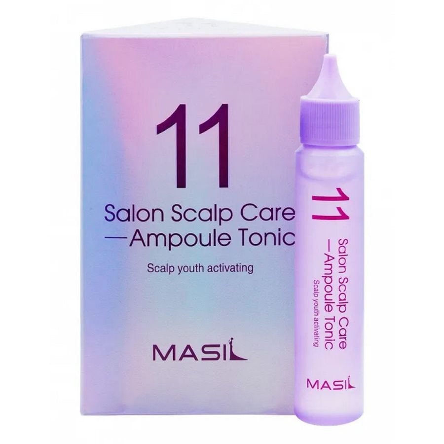 Masil Ампульный тоник для кожи головы / 11 Salon Scalp Care Ampoule Tonic, 4 шт. x 30 мл
