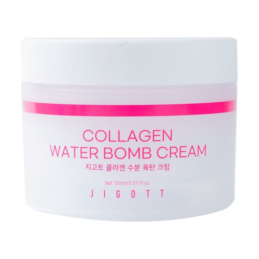 Jigott Крем для лица увлажняющий с коллагеном / Collagen Water Bomb Cream, 150 мл