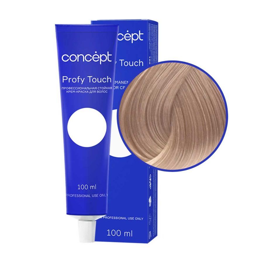 Concept Profy Touch 9.8 Профессиональный крем-краситель для волос, перламутровый, 100 мл