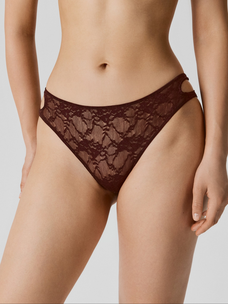 Трусы жен Claretta бордовый