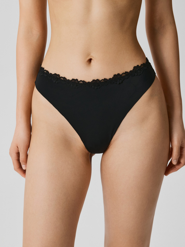 Трусы стринг жен Neya черный