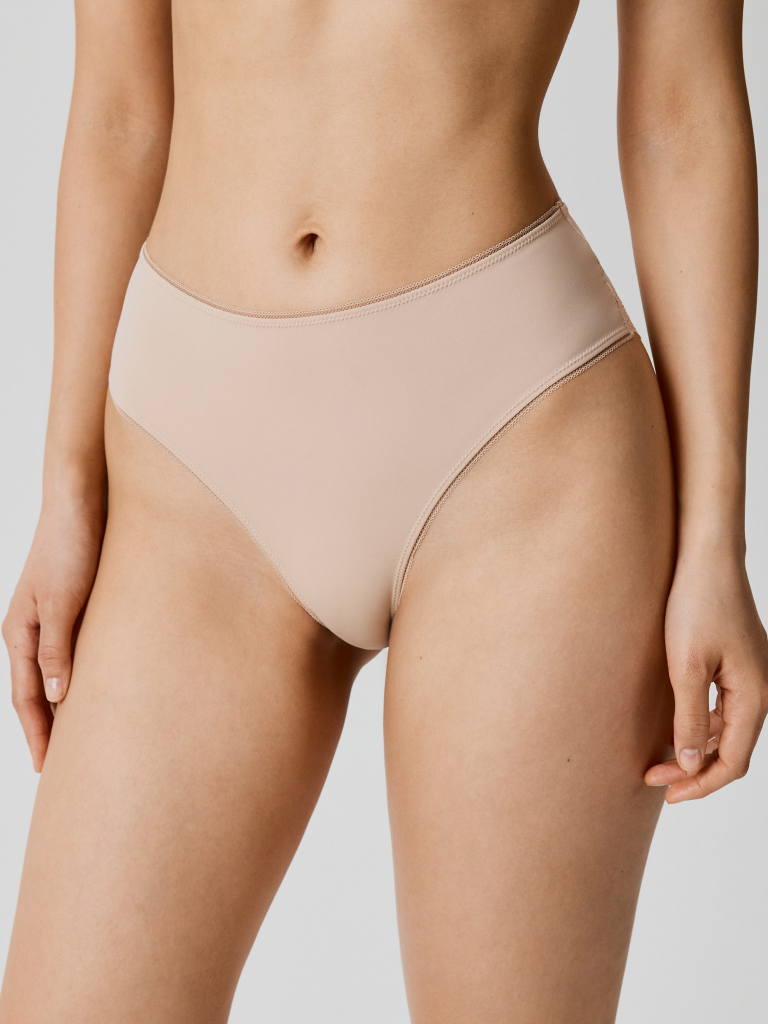 Трусы жен. с высокой талией Salami бежевый