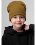 Шапка 114-МШ8К темно-горчичный