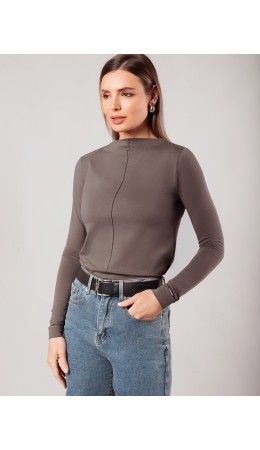 Джемпер женский т. кофейный