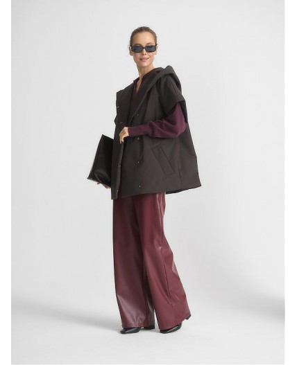 Жилет женский коричневый