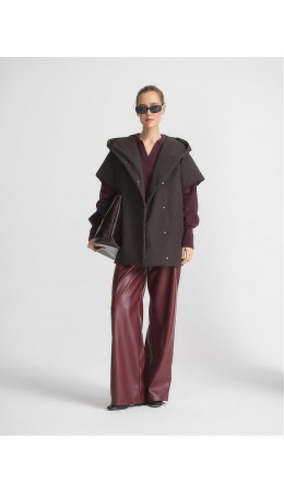 Жилет женский коричневый