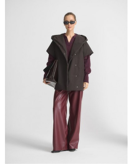 Жилет женский коричневый