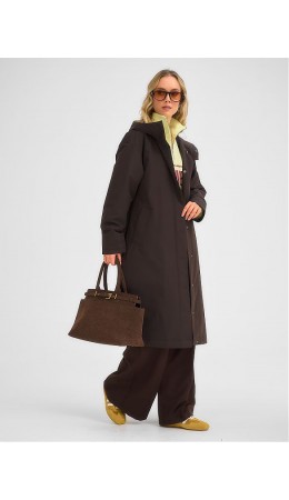 Плащ женский коричневый
