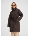 Плащ женский коричневый