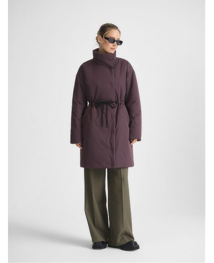 Плащ женский винный