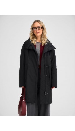 Плащ женский черный