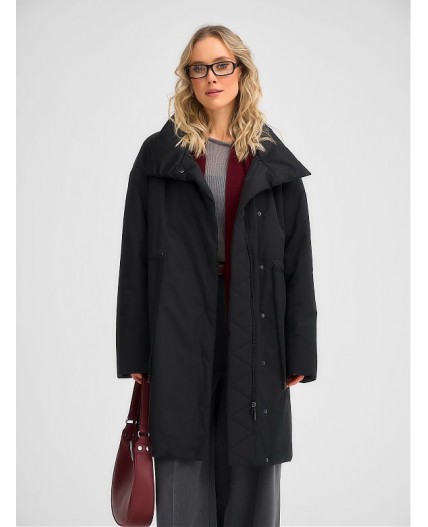 Плащ женский черный