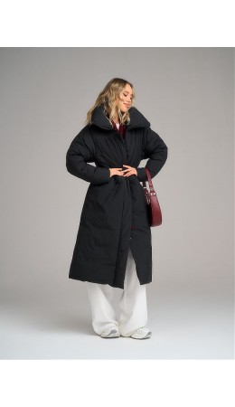 Пуховик женский черный