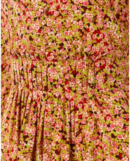 Платье жен. розово-зеленый