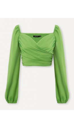 Блузка жен. ярко-зеленый