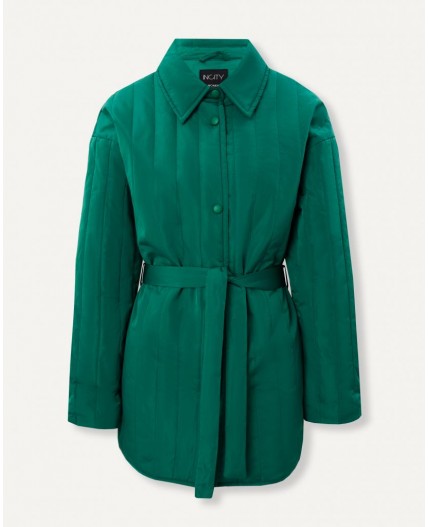 Куртка утепленная жен. темно-зеленый