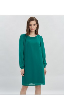 Платье жен. темно-зеленый