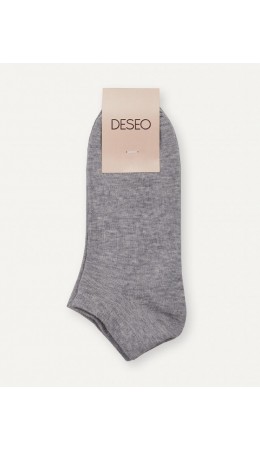 Набор: носки 3 пары жен. серый меланж