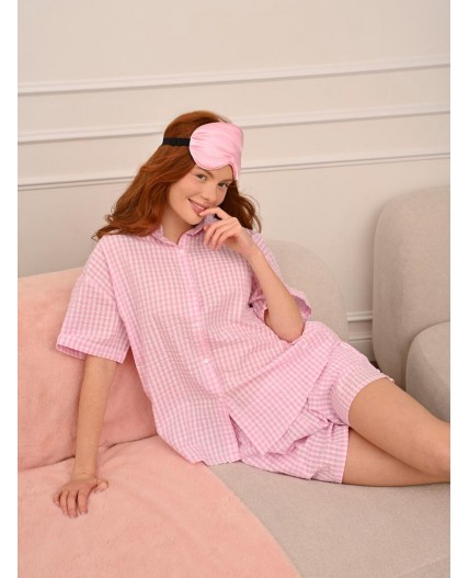 5274TBD Женская пижама (Рубашка+Шорты)