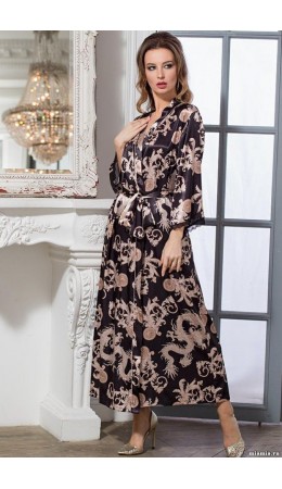 Халат Mia-Amore 9938 'Versachi_Gold'