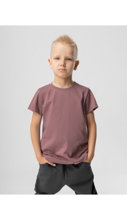 Футболка 113-МК6КХ коричнево-розовый