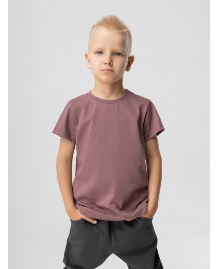 Футболка 113-МК6КХ коричнево-розовый