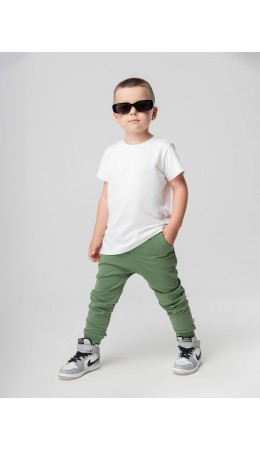 Брюки 115-МБ9ДП оливковый