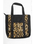 Сумка Шопер (черный/лео) СШ02