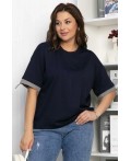 Блуза Софья (синяя) Б13941-1М