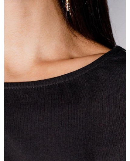 Футболка женская черный_зебра