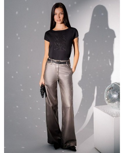 Футболка женская черный_зебра