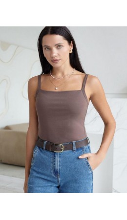 Топ женский т. кофейный