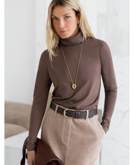 Джемпер женский т. кофейный