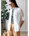 Блузка женская натуральный_белый
