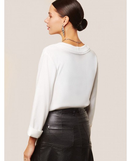 Блузка женская натуральный_белый