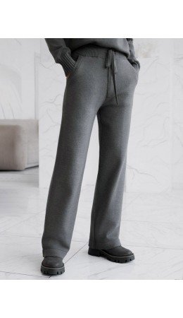 Брюки женские серый меланж