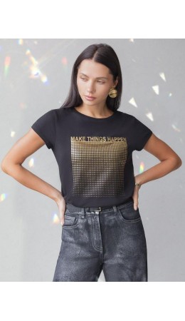 Футболка женская черный_things