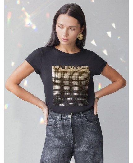 Футболка женская черный_things