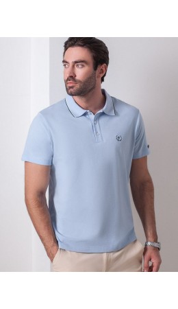 Футболка мужская голубой