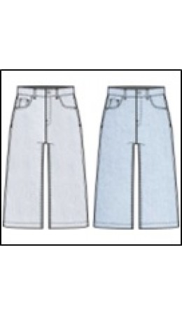 брюки (бриджи) джинсовые женские ультра светлый индиго