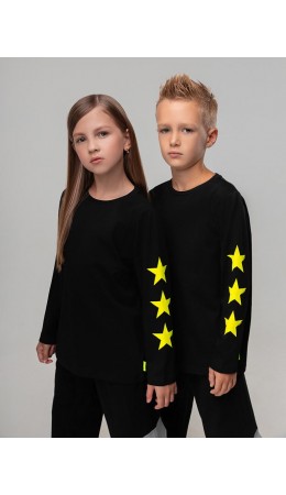 Лонгслив 7-303MU; черный