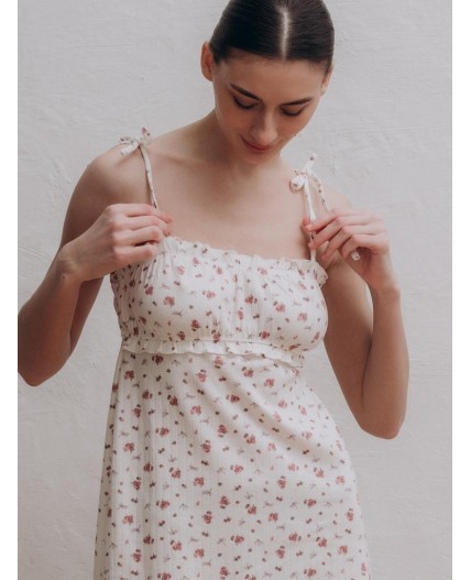 5057SDD Женская сорочка (тонкая лямка)