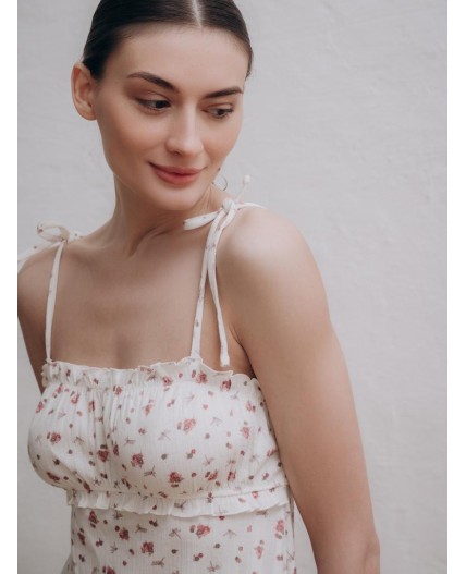 5057SDD Женская сорочка (тонкая лямка)