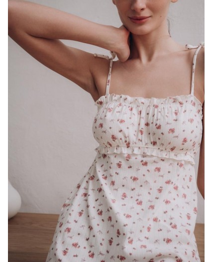 5057SDD Женская сорочка (тонкая лямка)