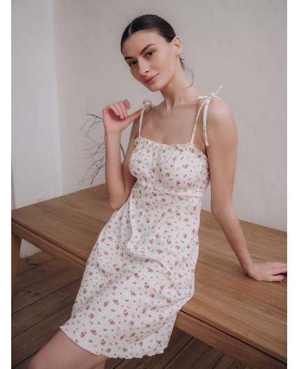 5057SDD Женская сорочка (тонкая лямка)