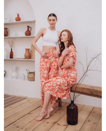 5088YSQ Пляжная туника