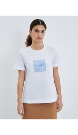 футболка женская ваниль