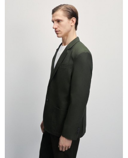 пиджак мужской темно-зеленый