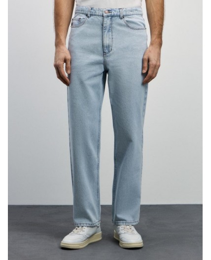 брюки джинсовые мужские ультра светлый индиго